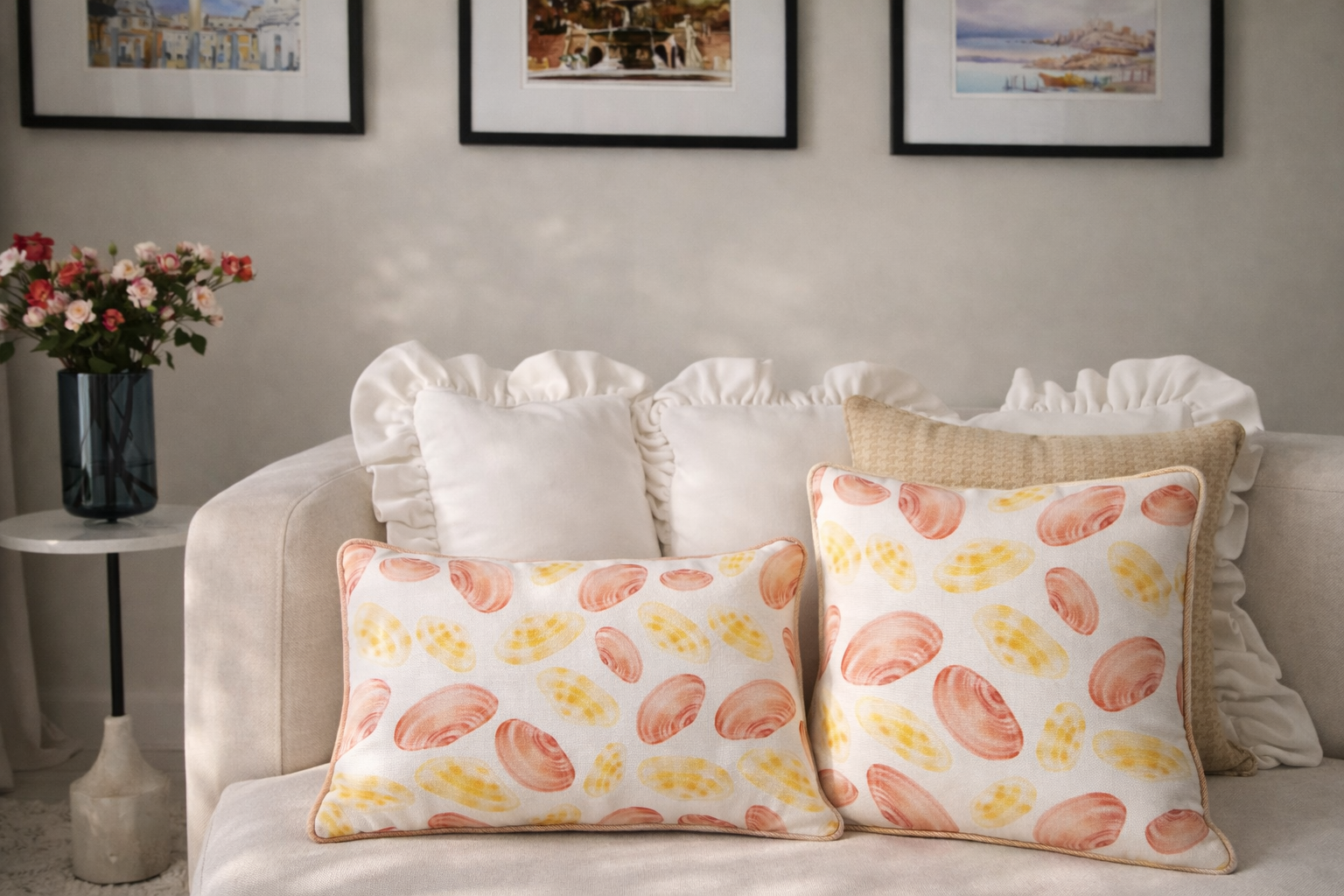 Coastal Whisper Pillow in 